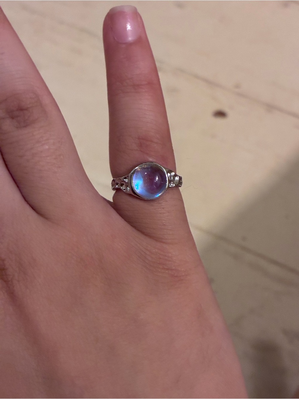 Antique Beautiful Vintage-Style Mood Silver Ring